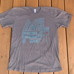 American Apparel Gray ACL FEST T-Shirt Size Large